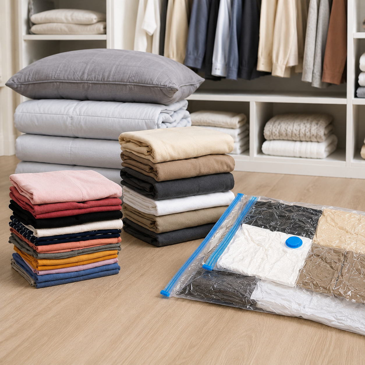 Sacs de rangement sous vide